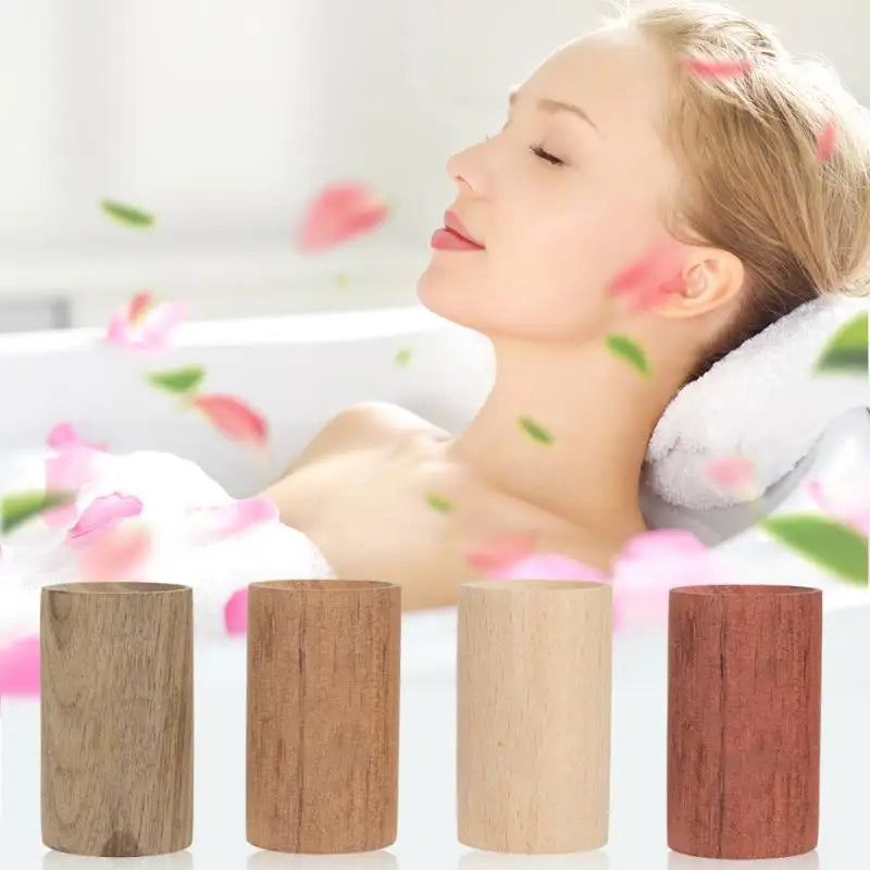 Essential Oil Diffuser Container Slowly Volatile Cherry Wooden Essential Oil for Sleep Push Oil Car Yoga Aromatherapy Inhaler