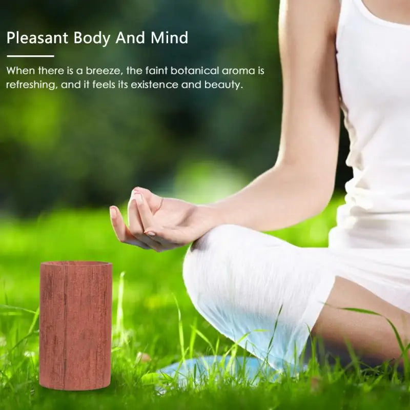 Essential Oil Diffuser Container Slowly Volatile Cherry Wooden Essential Oil for Sleep Push Oil Car Yoga Aromatherapy Inhaler
