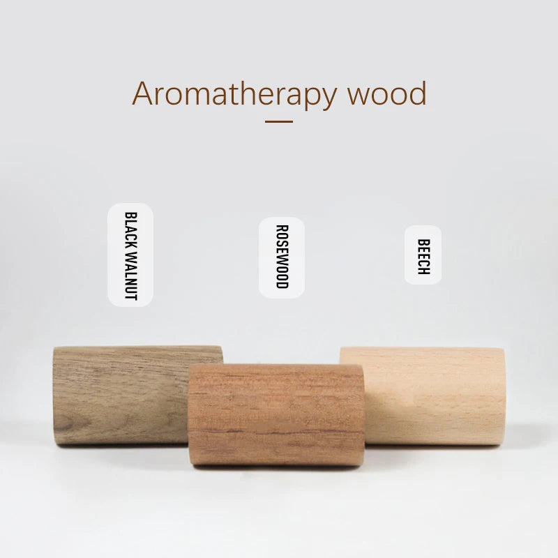 Essential Oil Diffuser Container Slowly Volatile Cherry Wooden Essential Oil for Sleep Push Oil Car Yoga Aromatherapy Inhaler