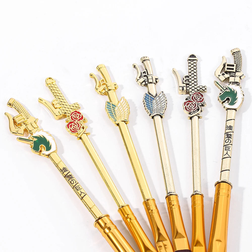 2021 Japan Anime Attack on Titan Makeup Brushes Set Professional Cosmetic Powder Eye Shadow Eyebrow Beauty Make Up Brush Tool