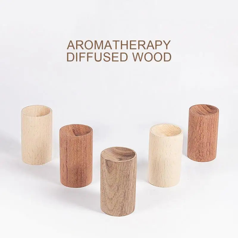 Essential Oil Diffuser Container Slowly Volatile Cherry Wooden Essential Oil for Sleep Push Oil Car Yoga Aromatherapy Inhaler