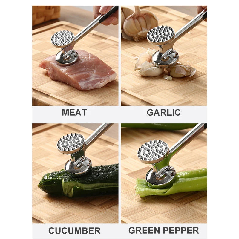 KEMORELA High Quality Meat Tenderizer Meat Tools Steak Beef Chicken Hammer Aluminium Metal Mallet Kitchen Tools