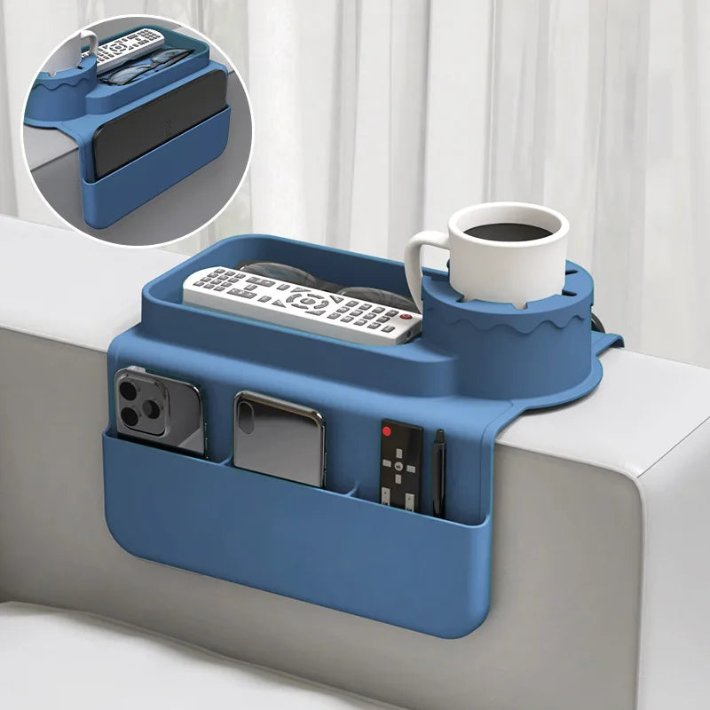 Beverage Coffee silicone sofa coaster Sofa armrest cup holder Multi-functional creative life cup holder cup holder