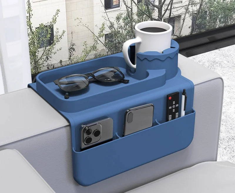 Beverage Coffee silicone sofa coaster Sofa armrest cup holder Multi-functional creative life cup holder cup holder
